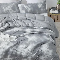 Chilly Moon - Coma Inducer Oversized Cooling Comforter - Lunar Gray,Queen