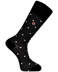 Love Sock Company Men's Luxury Cotton Mid-Calf Patterned Dress Socks with Seamless Toe. London Bundle Sock, Pack Of 5