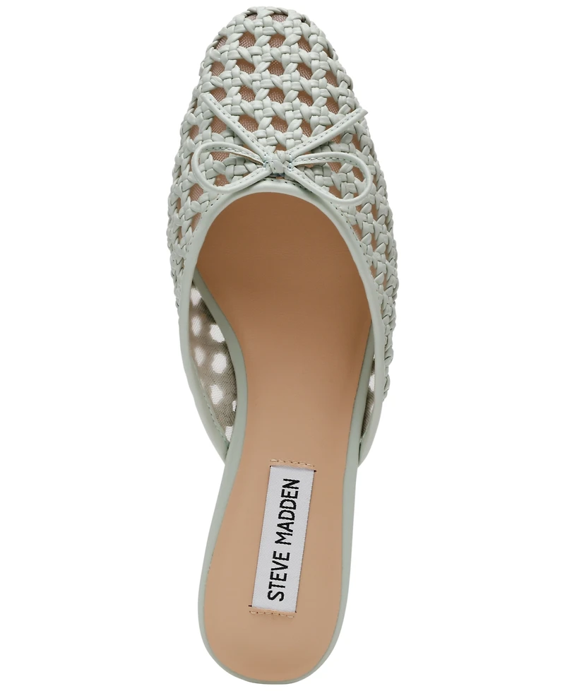Steve Madden Women's Birdee Woven Slide Mules