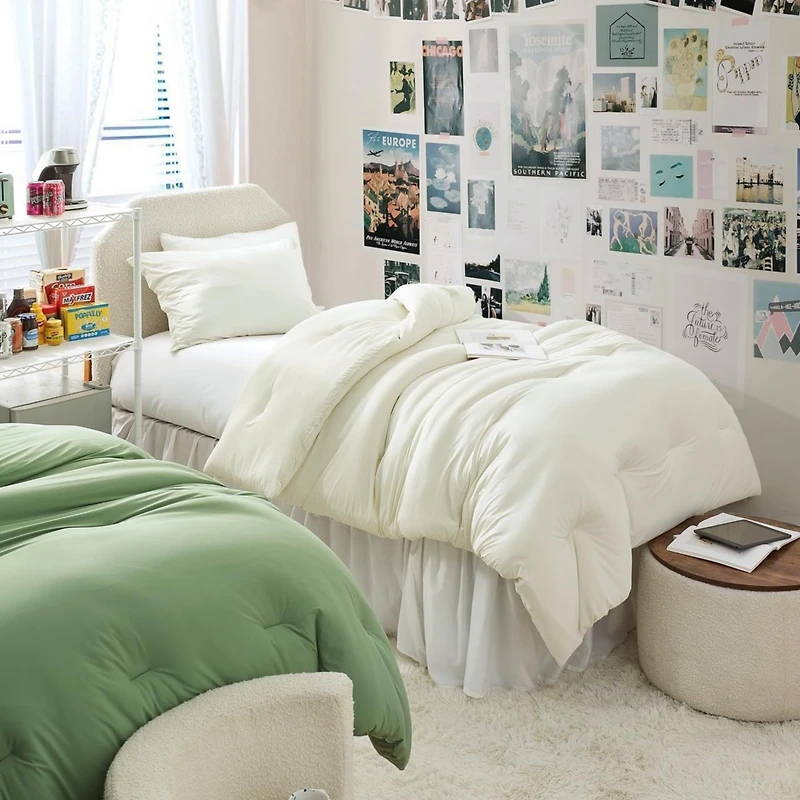 Look At This Thicky - Coma Inducer Oversized Comforter Set - Standard Thicky - Creamy Elephant