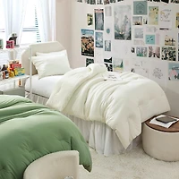 Look At This Thicky - Coma Inducer Oversized Comforter Set - Standard Thicky - Creamy Elephant