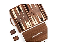 ropoda Backgammon Board Game Set (15 Inches) for Adults and Kids