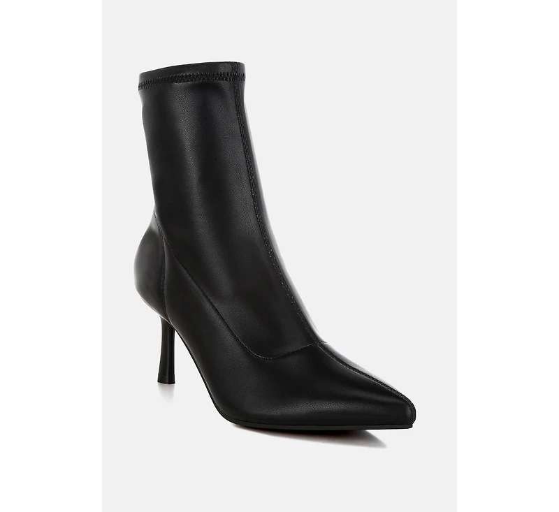 Pumila Stiletto Heel Sock Boots