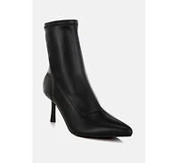 Pumila Stiletto Heel Sock Boots