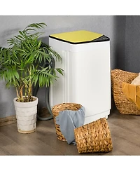 Gouun 7.7 lbs Full-Automatic Washing Machine with Washer & Spinner, Germicidal Function
