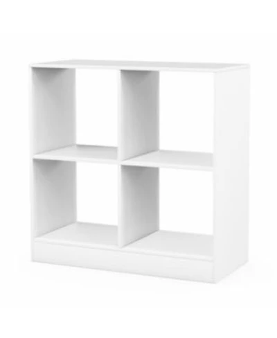 Gouun 4 Cube Kids Bookcase With Open Shelves