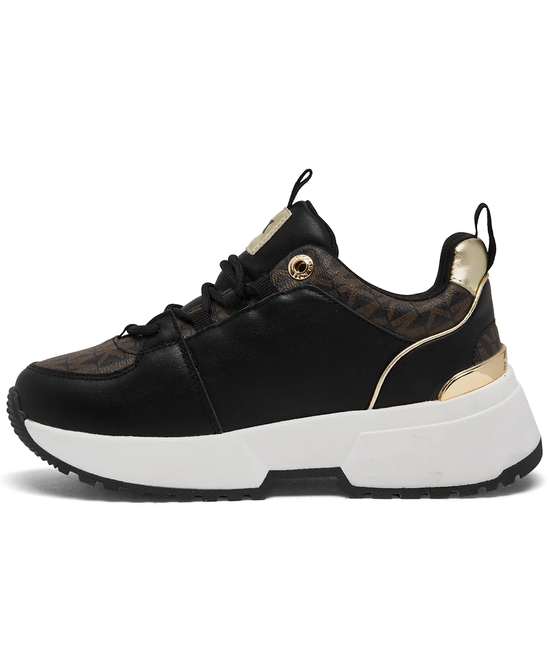 Michael Kors Little Girls Cosmo Logo Casual Sneakers from Finish Line