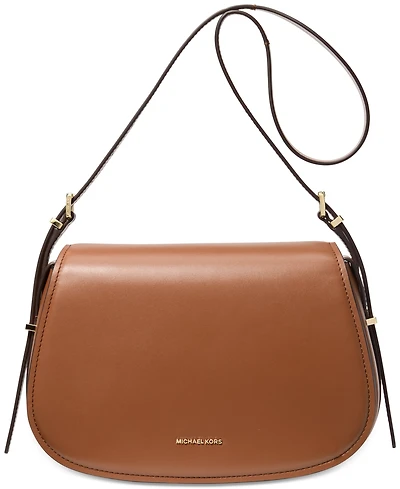 Michael Kors Lydia Small Leather Flap Messenger