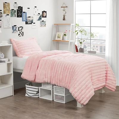 Roll Cakes Chunky Bunny - Coma Inducer Oversized Comforter Set - Heavenly Pink,Twin Xl