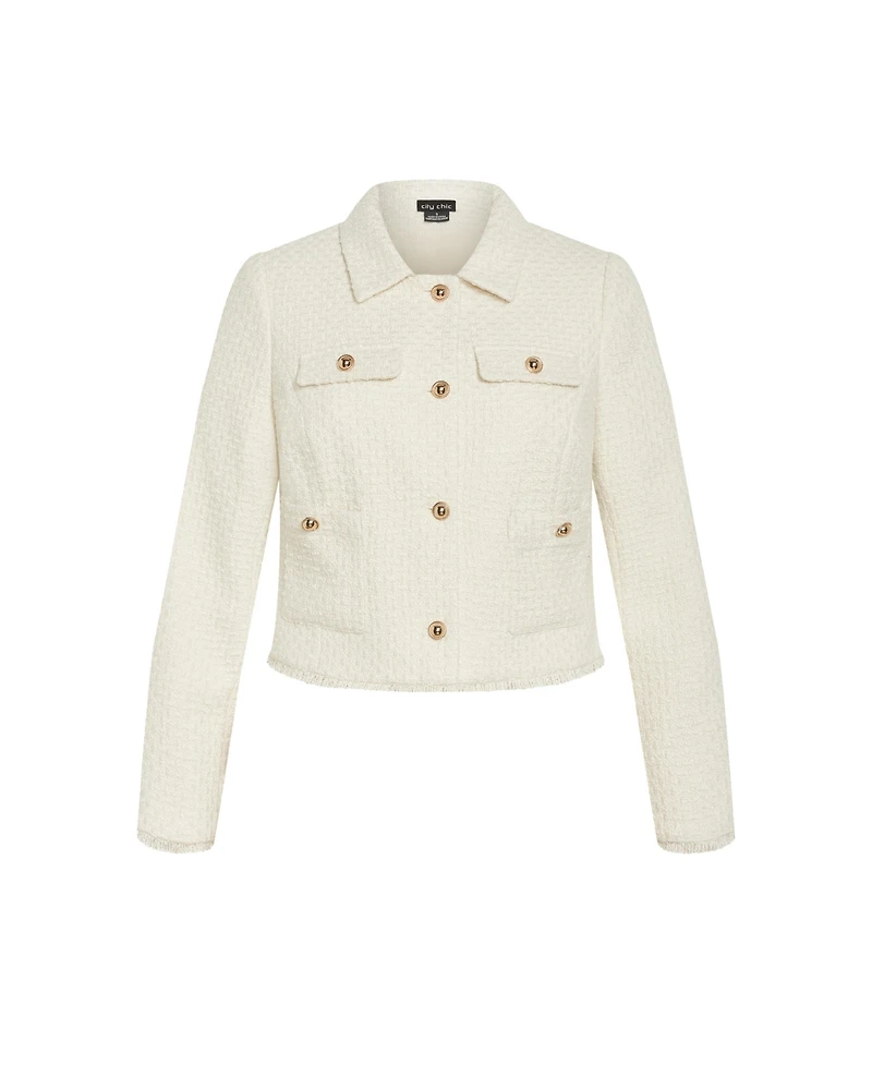 City Chic Plus Amira Jacket