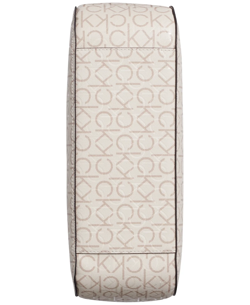 Calvin Klein Audrey Signature Medium Tote Bag