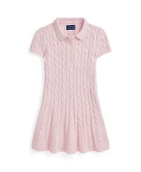 Polo Ralph Lauren Toddler and Little Girls Cable-Knit Cotton Sweater Dress