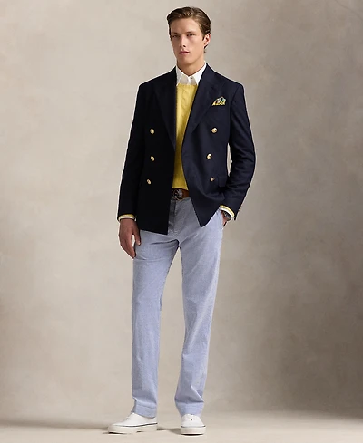Polo Ralph Lauren Men's Stretch Straight-Fit Seersucker Pants
