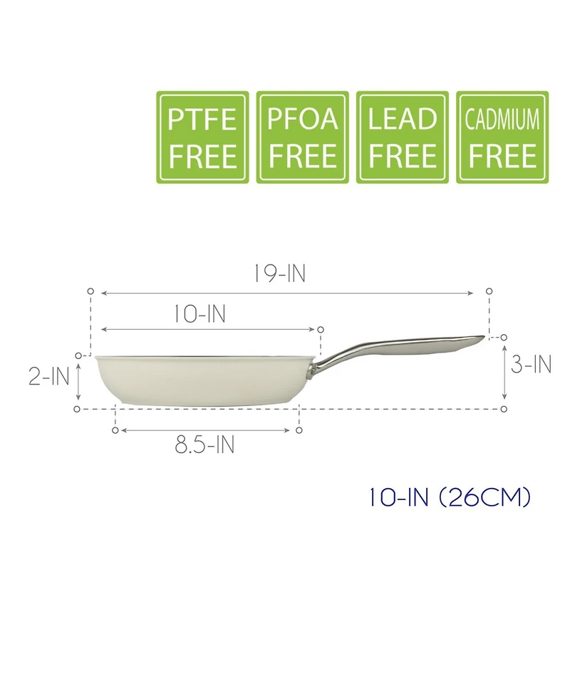 Techef - ValenCera 8 Inch Frying Pan
