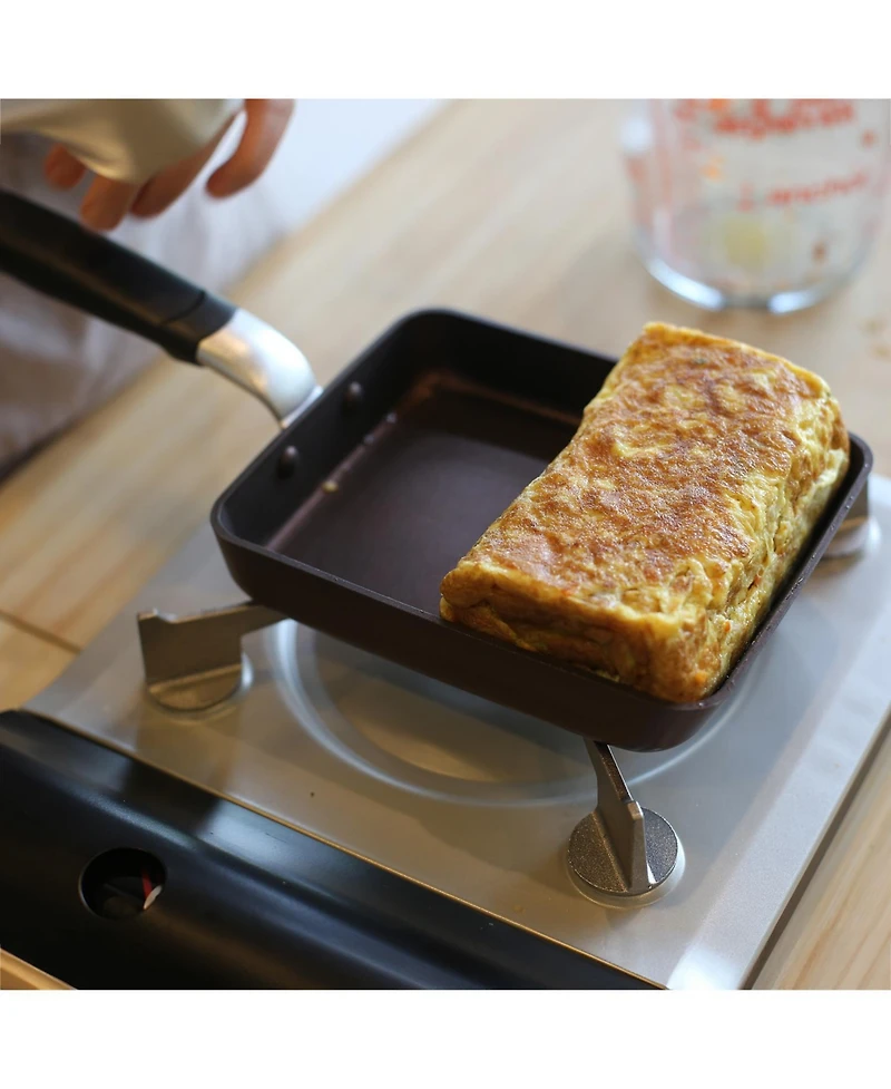 Techef - Tamagoyaki Japanese Omelette Pan/Egg Pan Large/Purple