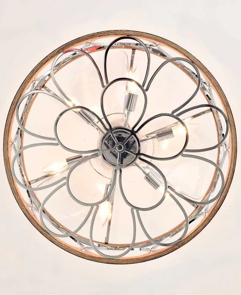 Home Accessories 24.4" Ofelia Indoor Ceiling Fan with Light Kit and Remote