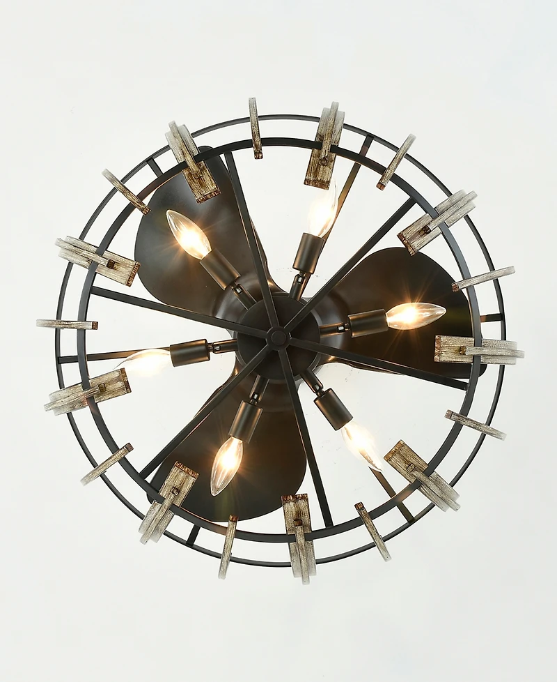Home Accessories 26" Matthias Indoor Ceiling Fan with Light Kit and Remote