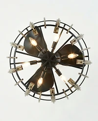 Home Accessories 26" Matthias Indoor Ceiling Fan with Light Kit and Remote