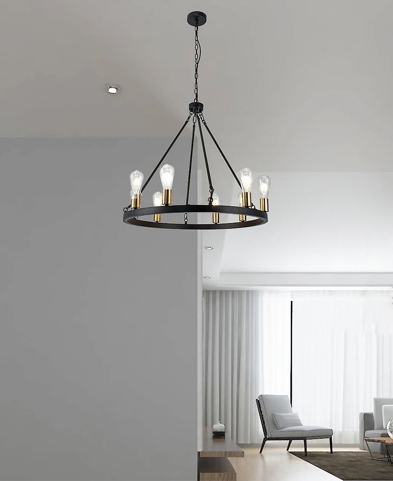 Home Accessories 27.6" Daryu 8-Light Indoor Chandelier with Light Kit