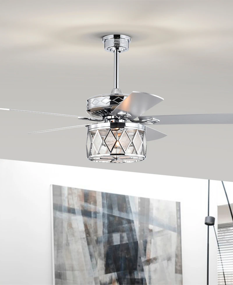 Home Accessories 52" Cadella 2-Light Indoor Ceiling Fan with Light Kit and Remote