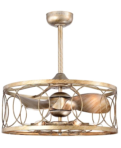Home Accessories 25" Aglae 6-Light Indoor Ceiling Fan with Light Kit and Remote