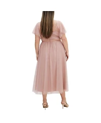 City Chic Plus Elina Maxi Dress