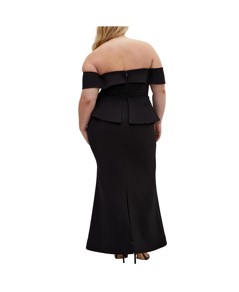 City Chic Plus Evangalista Maxi Dress