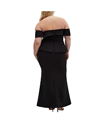 City Chic Plus Evangalista Maxi Dress