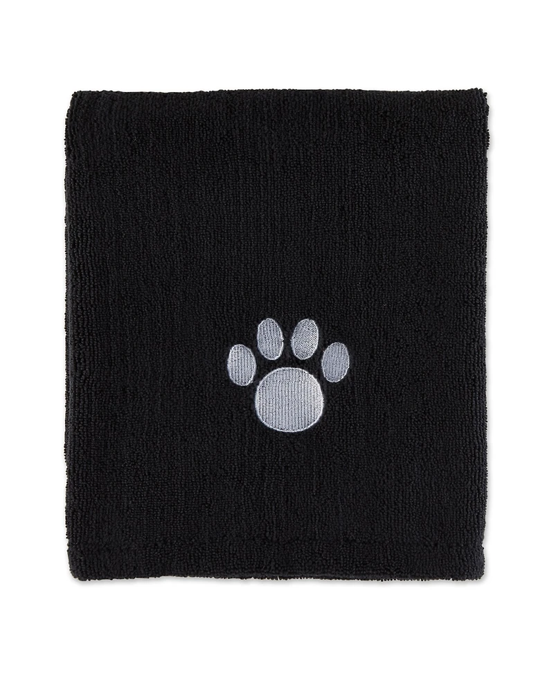 Bone Dry Pet Microfiber Towel Embroidered Paw Print 41x23.5-inch