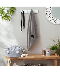 Bone Dry Pet Microfiber Towel Embroidered Paw Print 41x23.5-inch