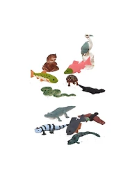 Wild Republic Nature Tube River Figurines, 12 Pieces