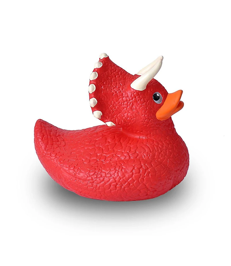 Wild Republic Rubber Duck Triceratops Figurines