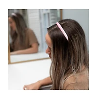 Classic Thin Padded Headband Set - Pink + Blue