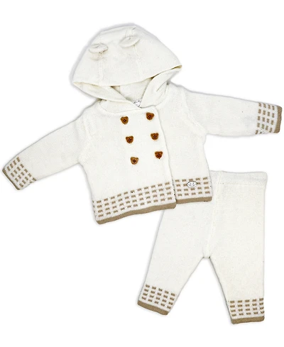 Rock-a-Bye Baby Boutique Boys and Girls Jacket Trouser Knitted, 2-Piece Set