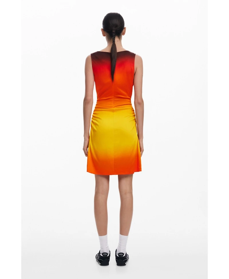 Desigual Women's Ombre asymmetrical dress