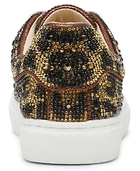 Betsey Johnson Little and Big Girls Sidny Rhinestone Sneakers