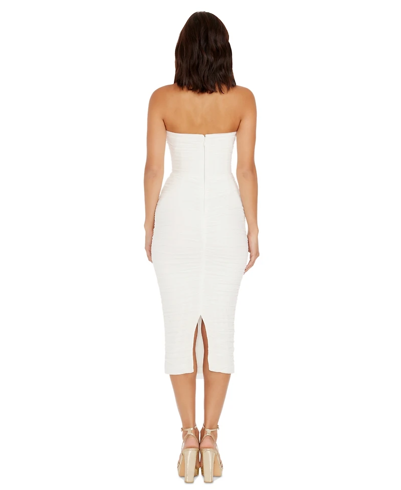 Dress the Population Women's Heather Strapless Bodycon