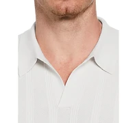 Perry Ellis Men's Johnny Collar Stripe Polo Shirt