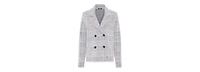 Olsen Women's Plaid Caban Sweater Jacket