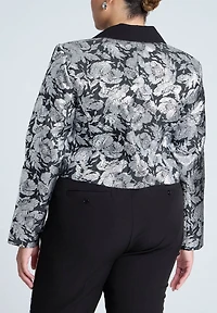 Eloquii Women's Brocade Blazer