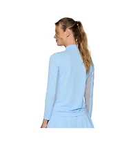 G Lifestyle Clothing Women's Long Sleeve Mock Neck Top