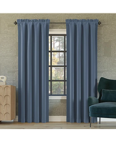 Oslo Theater Grade Extreme 100% Blackout Rod Pocket Curtain Panel