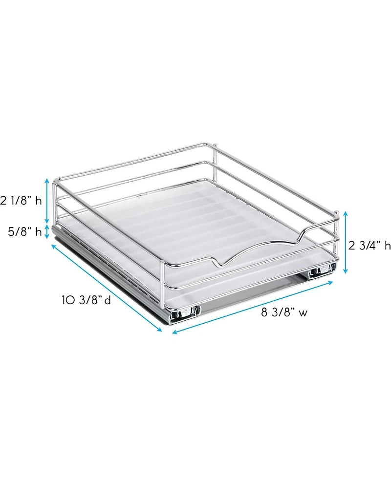 Florida Brands Pull Out Cabinet Organizer for Spices, Cans 8.5 x 10.5 In