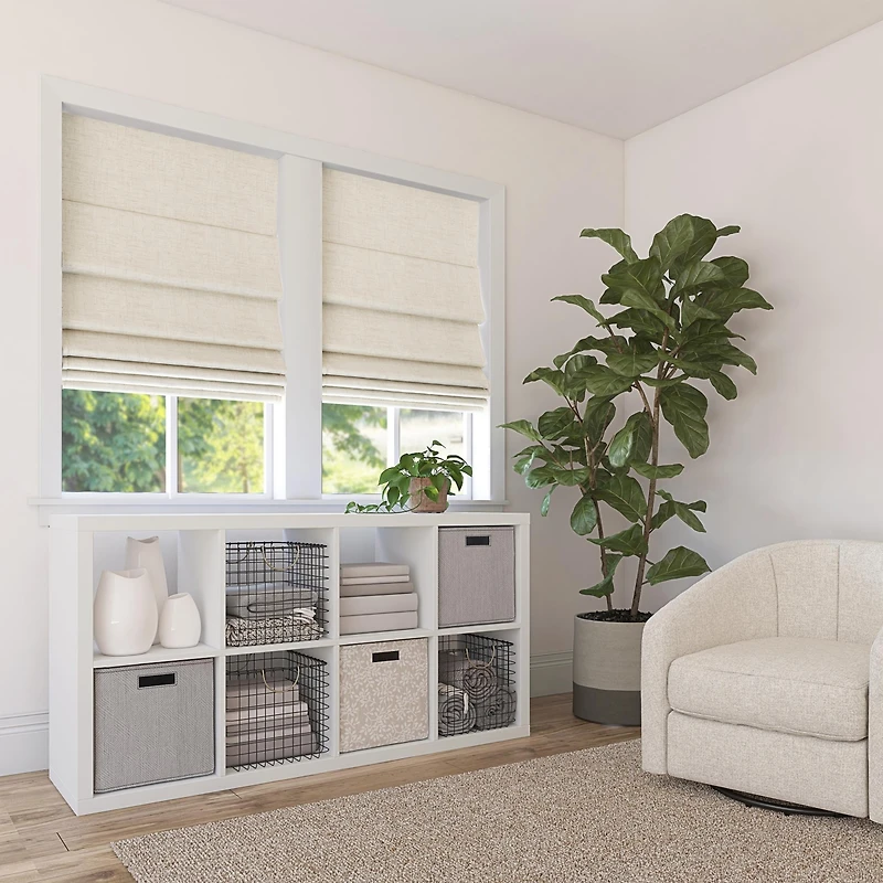 Somerton Textured 100% Blackout Cordless Roman Shade
