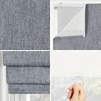 Somerton Textured 100% Blackout Cordless Roman Shade