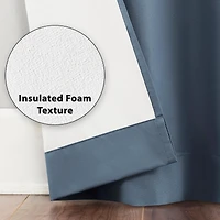 Cyrus Thermal 100% Blackout Back Tab Curtain Panel