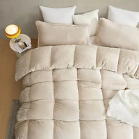 Thicker Than Thick - Coma Inducer Comforter Set - Down Alternative Ultra Plush Filling - Birch