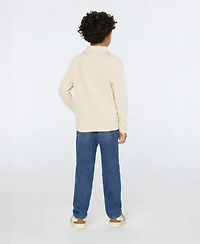 Scotch & Soda Big Boys Cotton French Terry Polo Denim Pant Set
