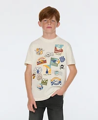 Scotch & Soda Big Boys Short Sleeve Graphic Tee