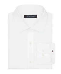 Tommy Hilfiger Mens Regular Fit Linen Dress Shirt